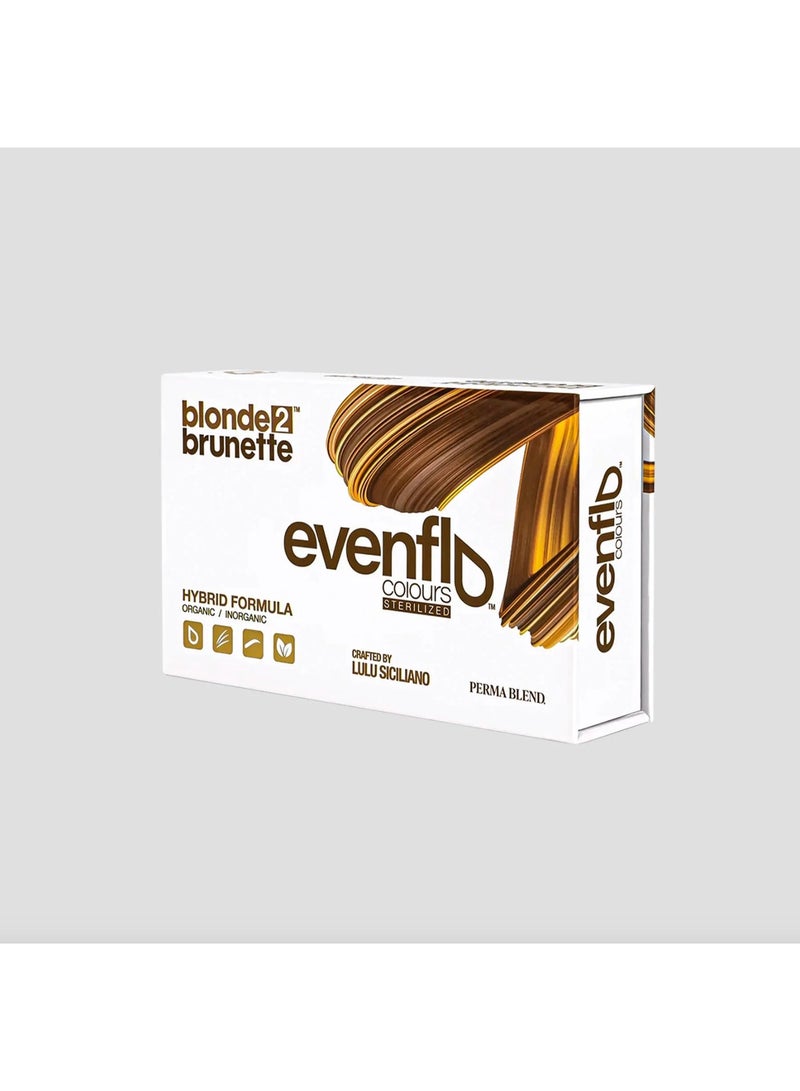Evenflo Blonde 2 Brunette Eyebrow Pigment Set Premium Spmu Pigment For Natural, Long-Lasting Brow Colors 4pcs 15Ml - Image 1