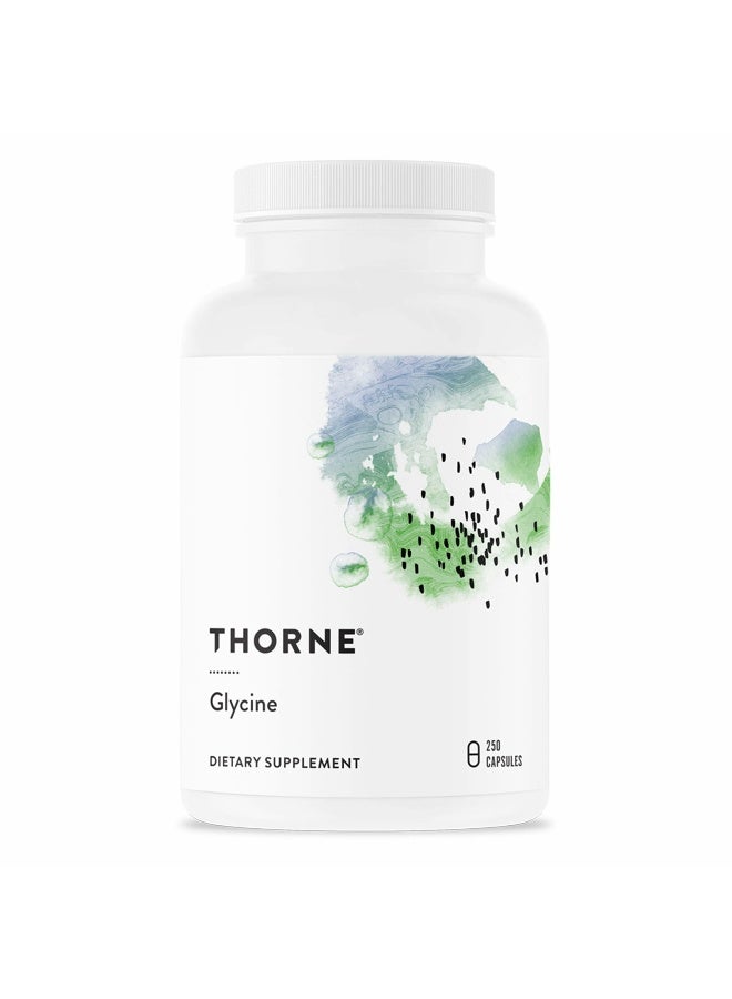 Thorne Glycine - Amino Acid Support for Relaxation, Detoxification, and Muscle Function* - 250 Capsules - Image 1