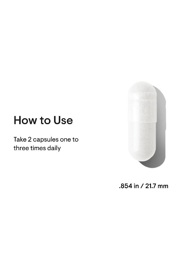 Thorne Glycine - Amino Acid Support for Relaxation, Detoxification, and Muscle Function* - 250 Capsules - Image 3