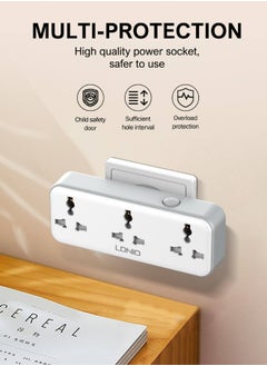 LDNIO 3 Power Socket Extension with Type C PD Port and USB QC3.0 fast charging Port Rotatable power strip  - Image 4