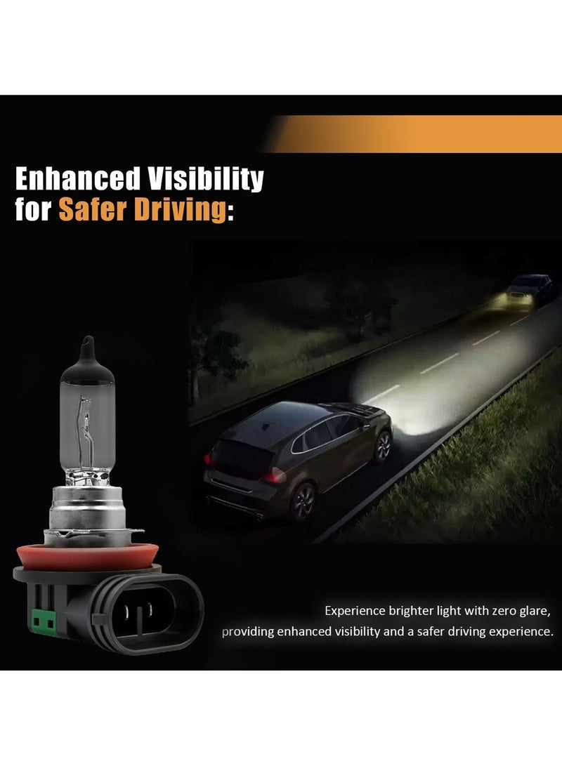 FEEMA 10PCS High-Performance Halogen Headlight Bulb High Quality Quartz Glass for Bright and Clear Light H11 12V, 55W BL10765 - Image 5