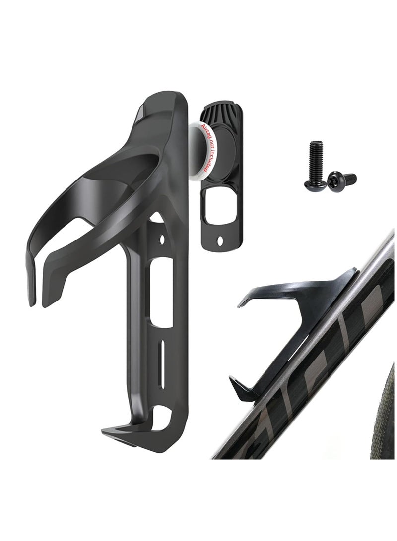 Zikra Airtag Bike Mount Hidden on Water Bottle Holder, Road Bike Anti-Theft Air tag GPS Tracker, AirTag Bike Mount, Waterproof Airtag Holder & Water Bottle Cage for All Bicycle, Plastic Drink Cup Bracket - Image 1