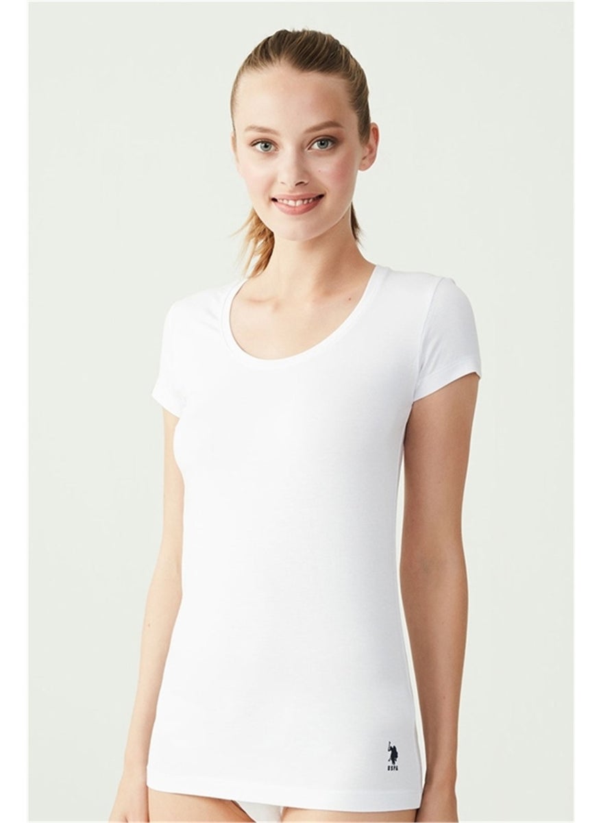 66003 Women's Deep Scoop Neck T-Shirt-White - pzsku/Z610E076EDB8A6C03F069Z/45/_/1731111823/6c458a3e-53d1-474f-a2d1-abc57b841a3a