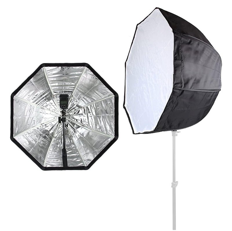 Digitek ® (DSB 120) Professional 120cm Octagonal Softbox, High-Density Reflective Nylon, 400g Lightweight, Foldable Design, Included Diffuser/Carry Bag, Universally Compatible with All Flash Speedlites - Image 3