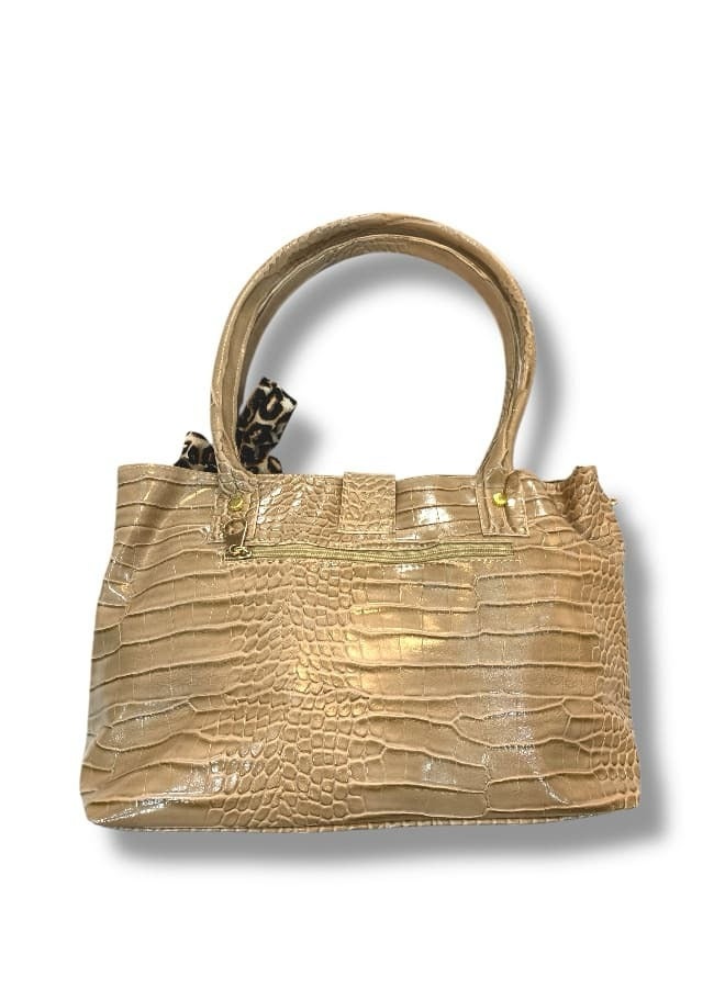Luxurious Handbag Set with Elegant Textured Design - Image 3