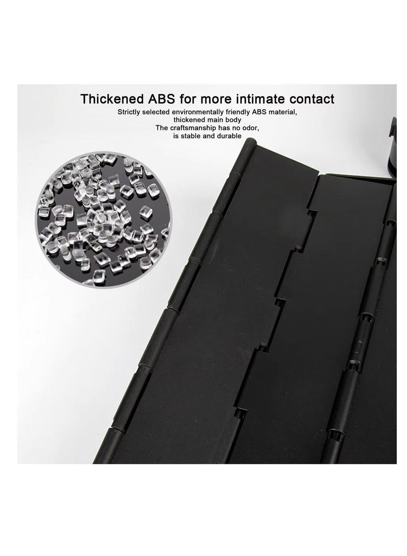 MOCOM Portable Folding Toilet for Adults & Camping | Heavy-Duty 400lb Capacity Travel Potty with Phone Shelf & Toilet Paper Holder | Compact Commode Bucket for Outdoor, Car, Hiking & Emergency Use - Image 3