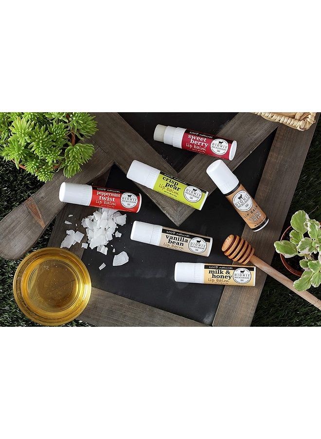 Dionis Goat Milk Skincare Peppermint Twist Scented Lip Balm 3 Piece Set (0.28 oz) - Made in the USA - Cruelty-free and Paraben-free - Image 3