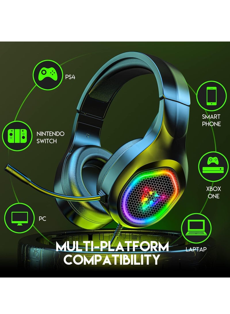 RGB سماعة ألعاب سلكية بتقنية الصوت المحيطي 3D مع ميكروفون – G503 سماعات ألعاب سلكية للكمبيوتر، Xbox، PS4، وأكثر - Image 5