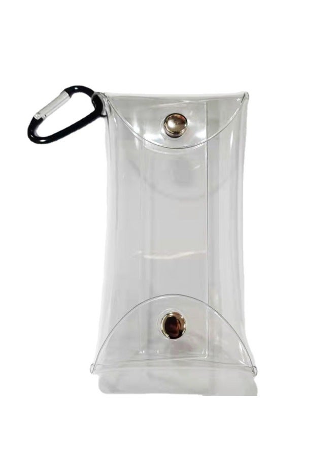 Transparent Key Coin Purse Bubble Matt Blind Box Storage Bag PVC Sun Baby Slip Baby Small Hanging Bag Can Be Set LOG-Color:Transparent-Size:8*13cm  - Image 5