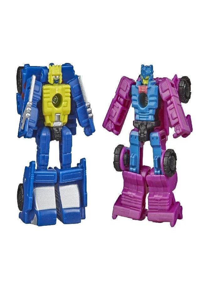TRANSFORMERS Transformers Toys Generations War for Cybertron: Earthrise Micromaster WFC-E15 Race Track Patrol 2-Pack - Kids Ages 8 and Up, 1.5-inch  - Image 2