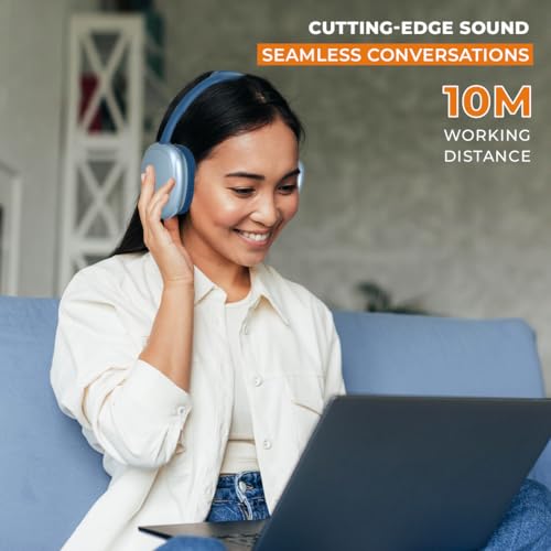 Lapcare Newly Launched EERS Bluetooth Wireless On-Ear Foldable Headphones, 30H Playtime, ENC, Premium Stereo Sound, 40 mm Dynamic Drivers with Deep Bass,Dual Connectivity- (Metallic Grey) - Image 5