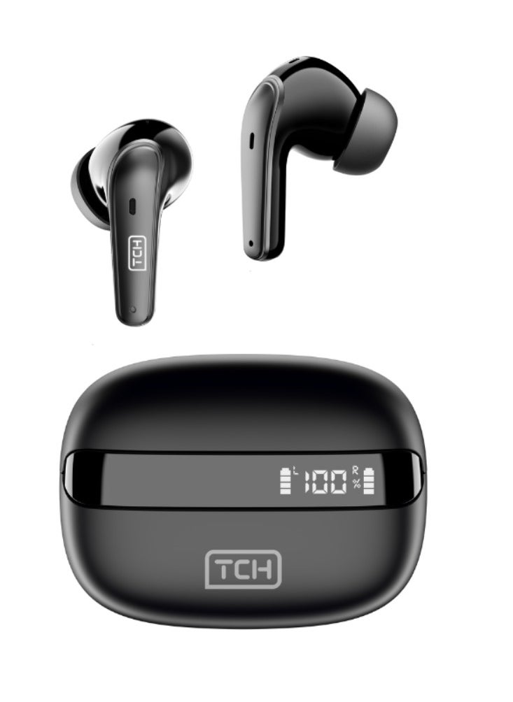 TCH - Wireless Earbuds Noise Cancellation  ENC" Bluetooth 5.3, "Stereo" Sound earbud, IPX4 Water Resistance, Voice Assistant, 13mm Earphones, "AI-Enhanced Calls, 2 Mics, 8-Hour Battery - Image 1