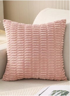Kutis 4-Piece Decorative Cushion Cover Pillow Cases Corduroy Multicolor 45x45 Centimeter  - Image 4