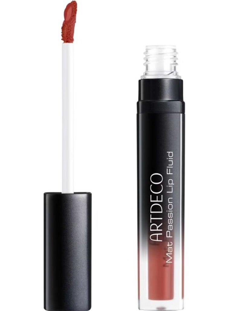 MAT PASSION LIP FLUID NO.51 BURNT ROSE - أحمر شفاه سائل كريمي للحصول على لمسة نهائية غير لامعة مع تغطية عالية