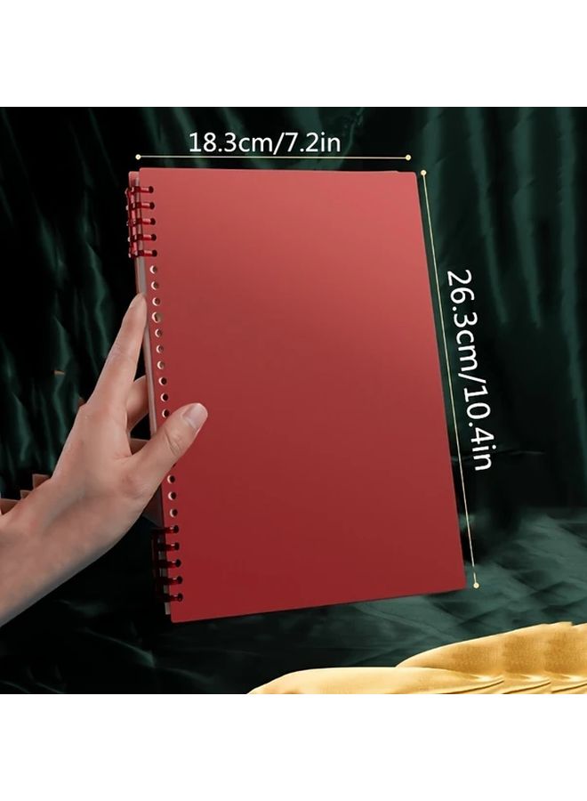 دفتر موسيقى Green B5 أوراق مفكوكة 60 ورقة ورقة موسيقية قابلة للإزالة للتمارين والملاحظات - Image 3