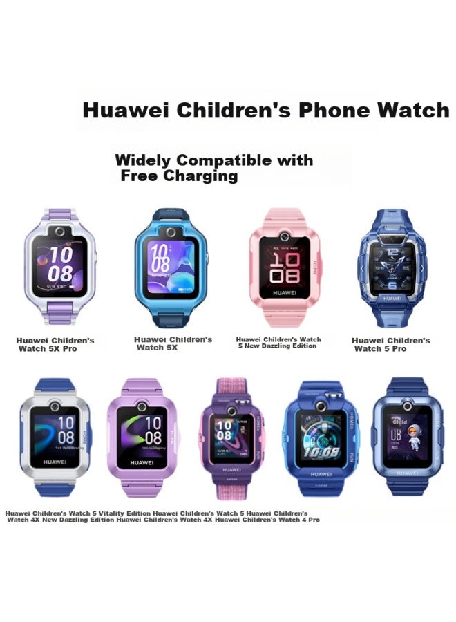 Ten Flashes Charging Cable For Huawei Children's Smarch 5x/5x Pro/5 Pro/5 Active Edition/5 New Glory Edition/4 Pro/4x New Glory Edition Children's Smarch Charger Set Head + Cable - Image 2