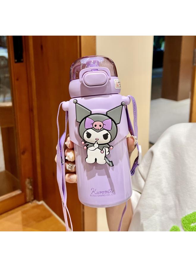Sanrio Coolomi Children's Thermos Cup Primary School Student Water Cup School Special Girl Straw Kettle New 