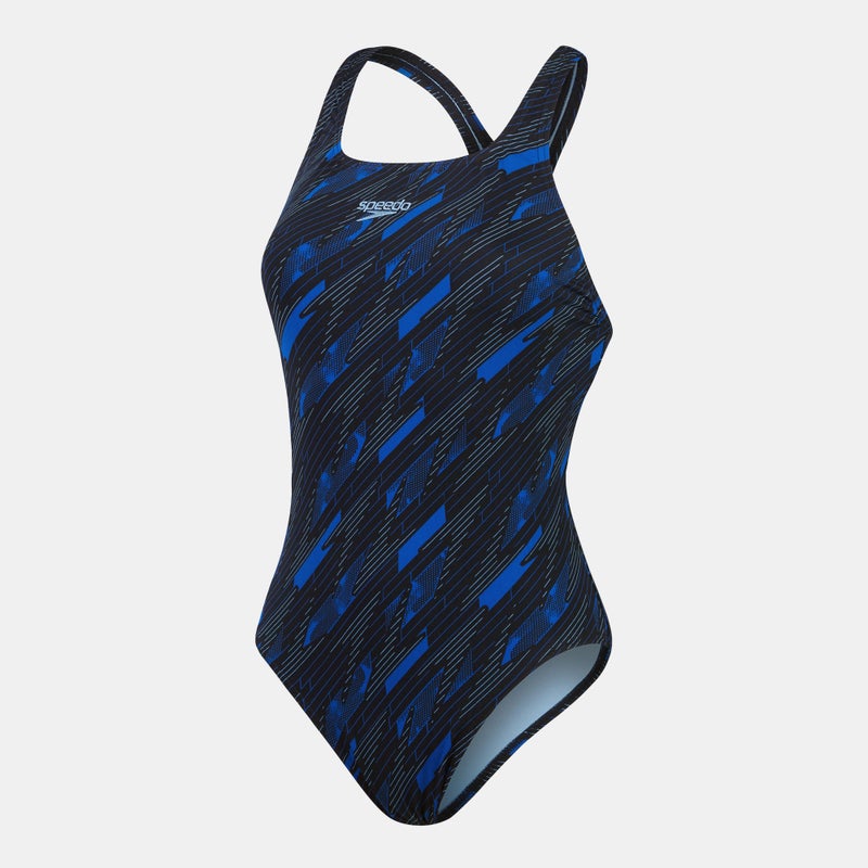 speedo Women's HyperBoom Printed One-Piece Swimsuit - Image 1