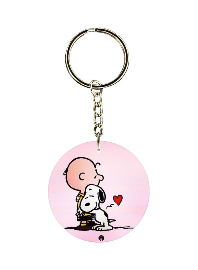 RKN Cartoon Themed Dual Sided Keychain