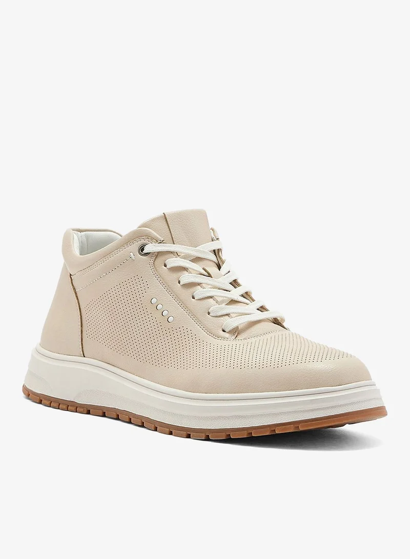 Robert Wood Elevated Outsole Casual High Top Sneakers
