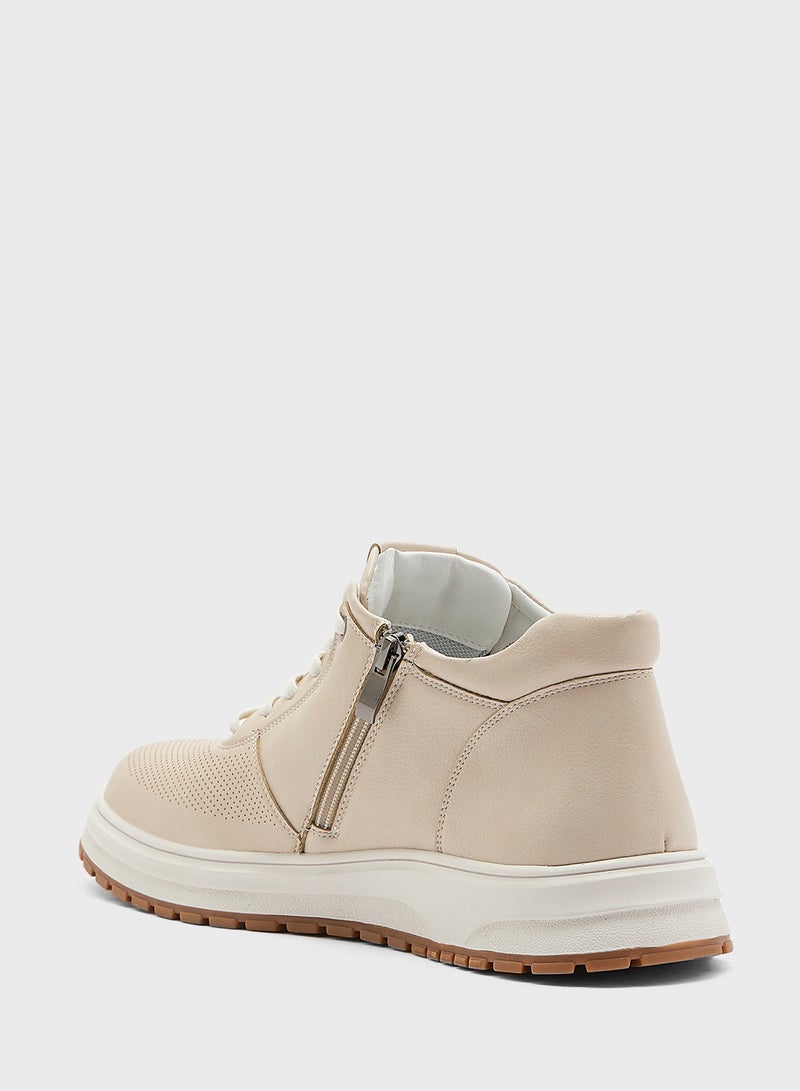 Robert Wood Elevated Outsole Casual High Top Sneakers  - Image 3