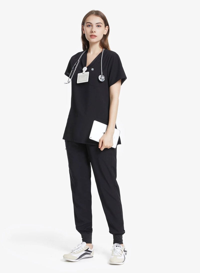UW Scrub Suits الزي الطبي الباسلة/نسائي 309ts - أسود 