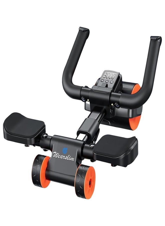 Wearslim Abs Roller For Men & Women| Advanced Ab Roller With Automatic Rebound| Abs Roller Wheel With Strong Elbow, Abdominal Strength Training Home Gym, Plank And Full Body Strength- Multicolor - Image 1