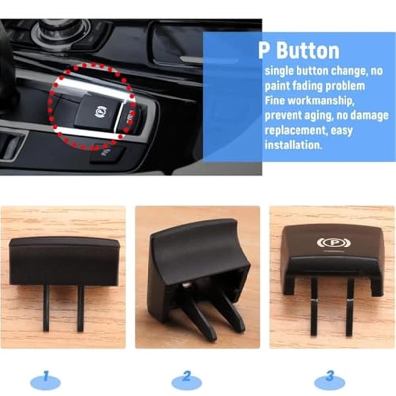 Vuzmode Handbrake Actuator Parking Brake P Button Switch Cover - Image 2