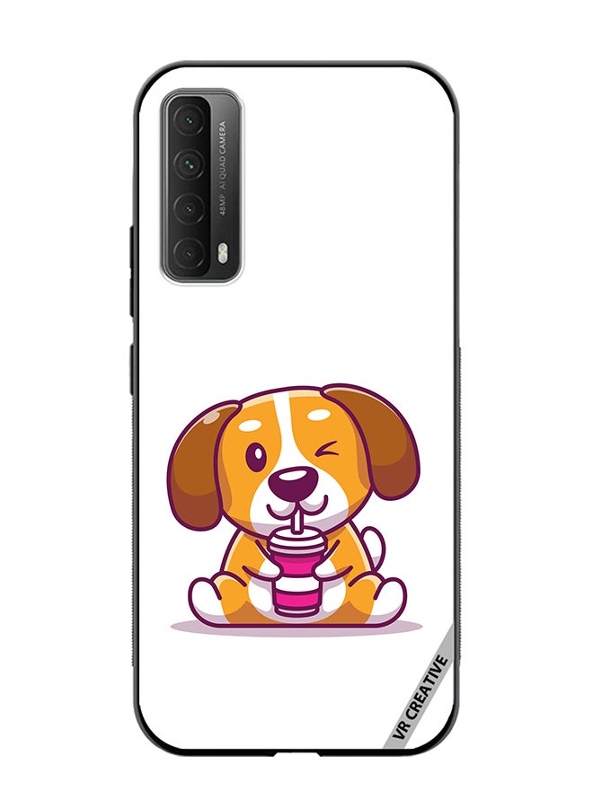VR CREATIVE Protective Case Cover For Huawei Y7a Cute Dog Design Multicolour - Image 1