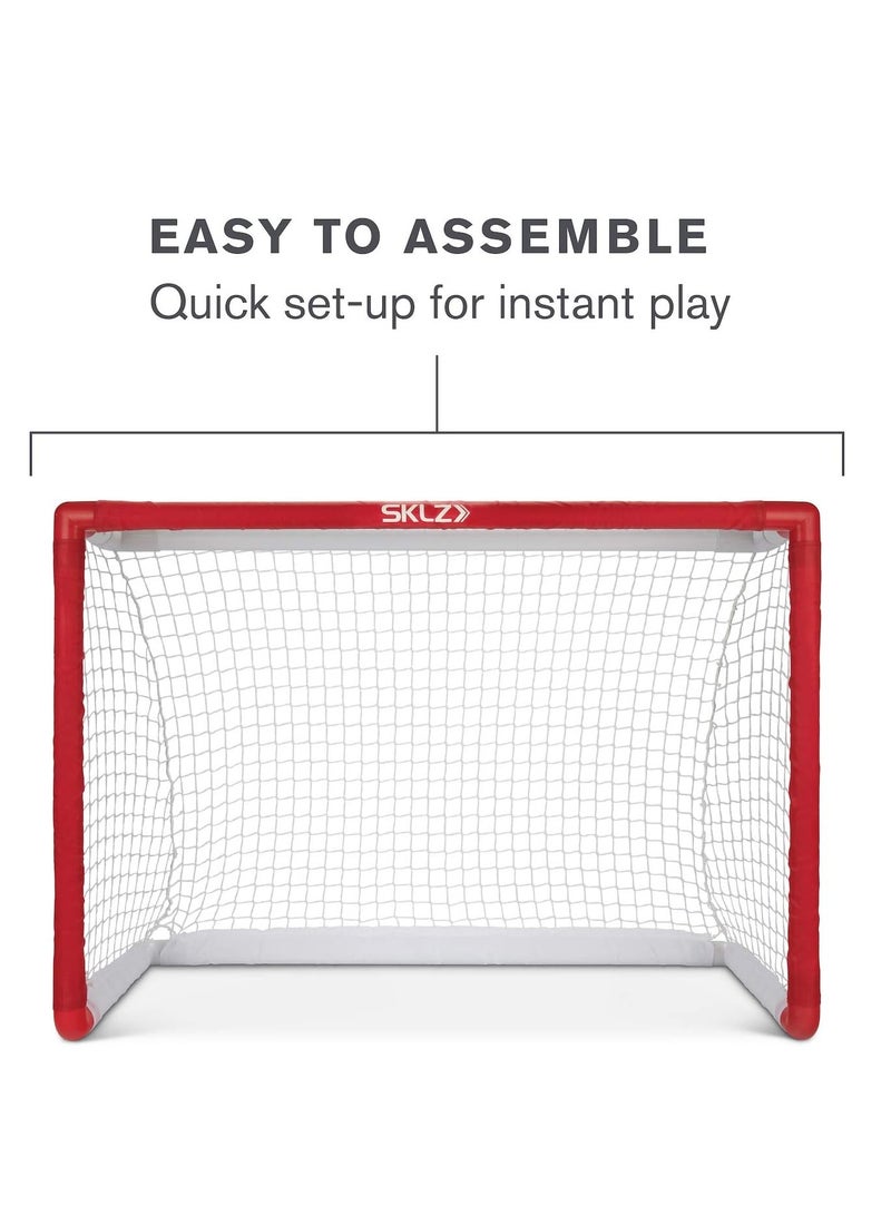 SKLZ Pro Mini Indoor Miniature Hockey Set, includes 2 Goals, 2 Sticks, and 1 Foam Ball - Image 3