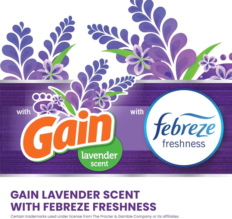 Glad ForceFlex Tall Kitchen Drawstring Trash Bags, 13 Gal, Gain Lavender, 80 Ct (Package May Vary) - Image 3