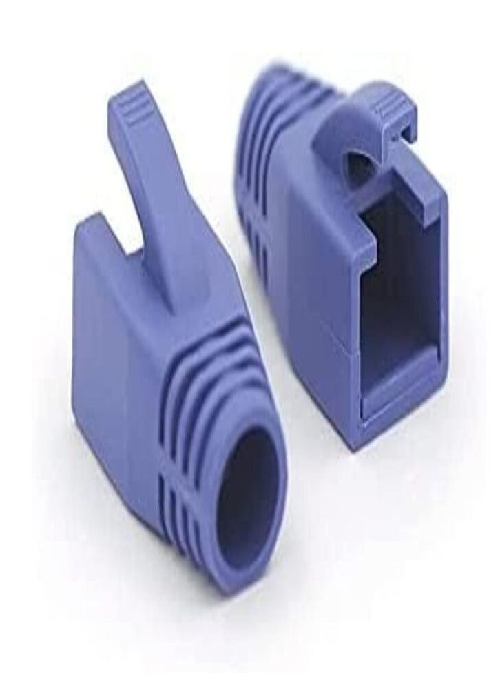DKURVE Crimping Tool RJ11 Network Crimper Tool  With 20Pcs Cat6A Cat7 Plug 20Pcs RJ45 Blue Boots Cover  - Image 2