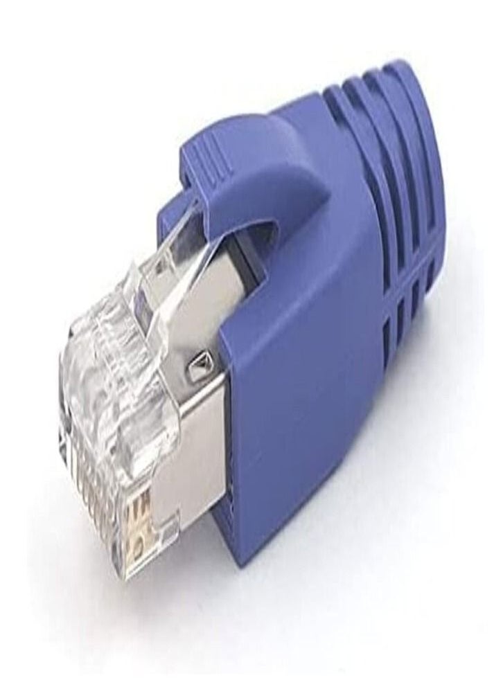 DKURVE Crimping Tool RJ11 Network Crimper Tool  With 20Pcs Cat6A Cat7 Plug 20Pcs RJ45 Blue Boots Cover  - Image 3