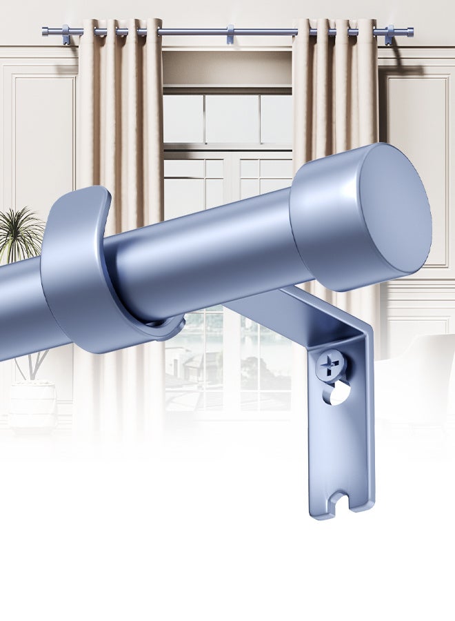 RATSAW Curtain Rods Extendable Curtain Poles with Brackets Fitting Set 25mm Curtain Poles for Bedroom Living Room Outdoor  - Image 1