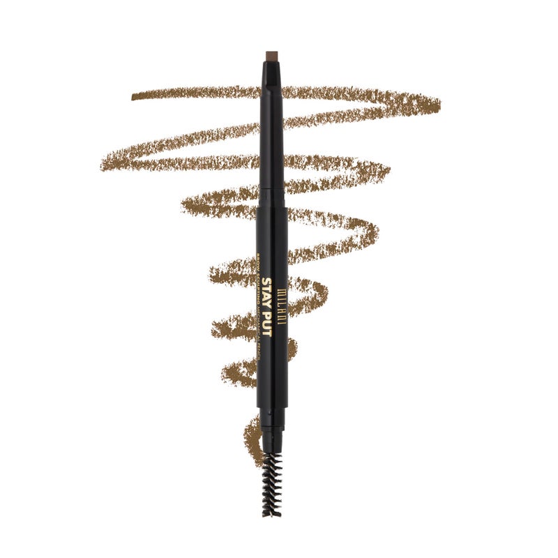 Milani Stay Put Brow Sculpting Mechanical Pencil - Medium Brown (0.01 Ounce) Cruelty-Free Long-Lasting Eyebrow Pencil that Defines and Shapes Brows - Image 1