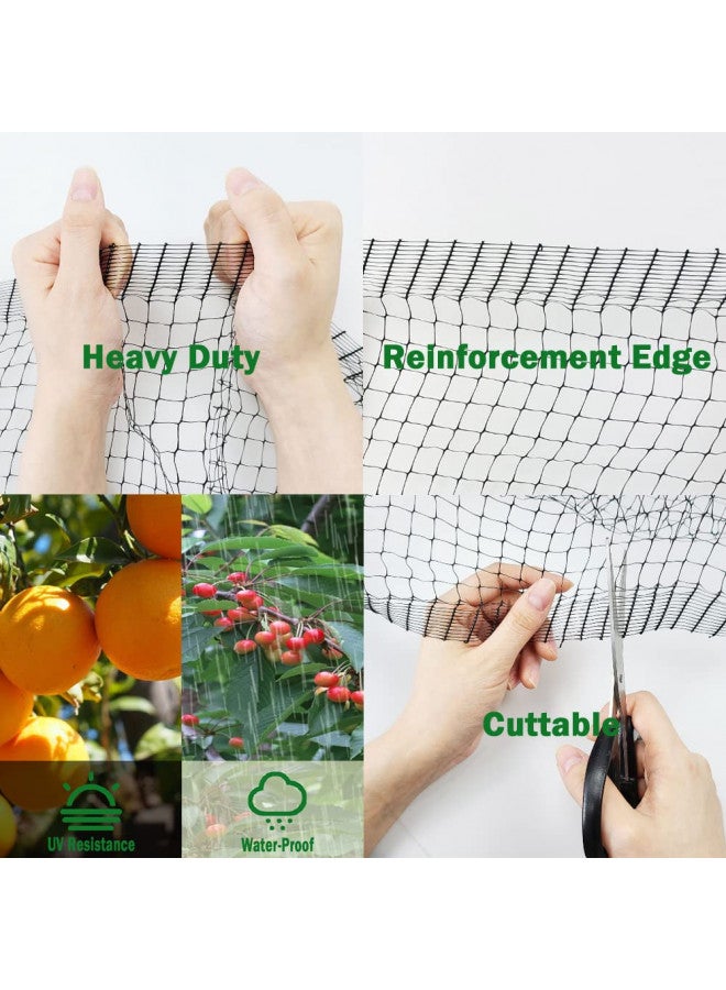 POYEE POYEE Garden Bird Netting - 13 x 50 FT Heavy Duty Garden Net Provide Better Protection for Vegetables and Fruit Trees - Against Birds, Deer and Other Pests  - Image 4