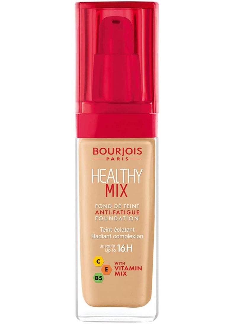 BOURJOIS PARIS - Bourjois healthy mix anti fatigue foundation - 30 ml, 53 light beige - Image 1