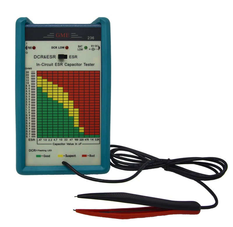 GME Professional in-Circuit ESR Capacitor Tester, Capacitance ESR Meter, Designed and Engineered in The USA - Image 1