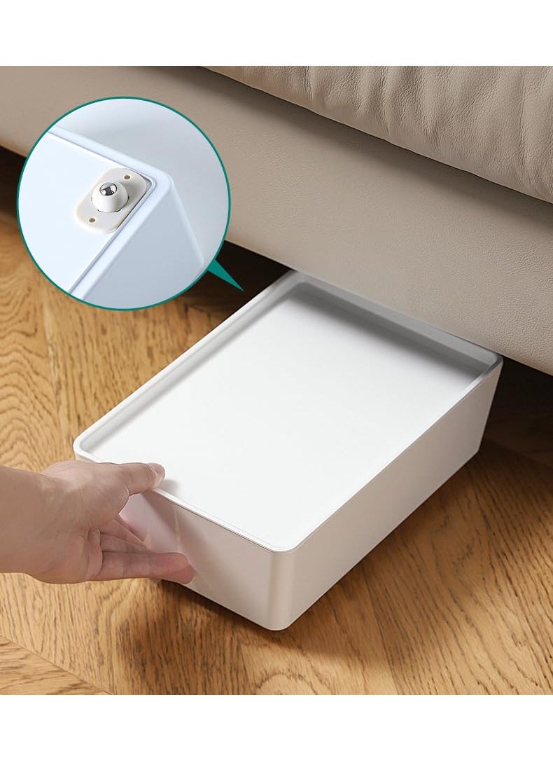 Onpalm Enterprise Onpalm Enterprise 8Pcs Self Adhesive Mini Swivel Casters WheelsUniversal Wheels at The Bottom of The Storage Box Swivel Caster Wheels 360 Degree Rotation Pulley for Furniture Various Storage Boxes  - Image 5