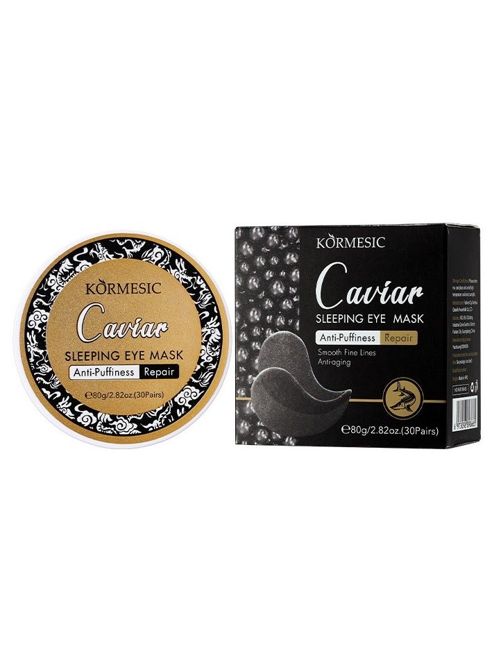 Kormesic 5 قطع-قناع العين بين عشية وضحاها من الكافيار 80 جرام (60 قطعة/30 زوجًا) - Image 1