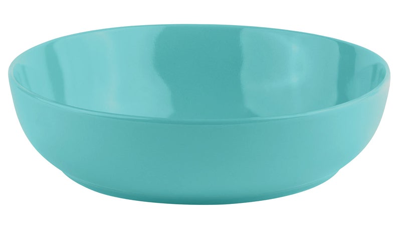 KooK Pasta Bowl, Salad Bowls, Soup, Serving Bowls, Ceramic, Large Capacity, Microwave & Dishwasher Safe, Set of 4, 40 Oz,(Light Turquoise) - Image 2
