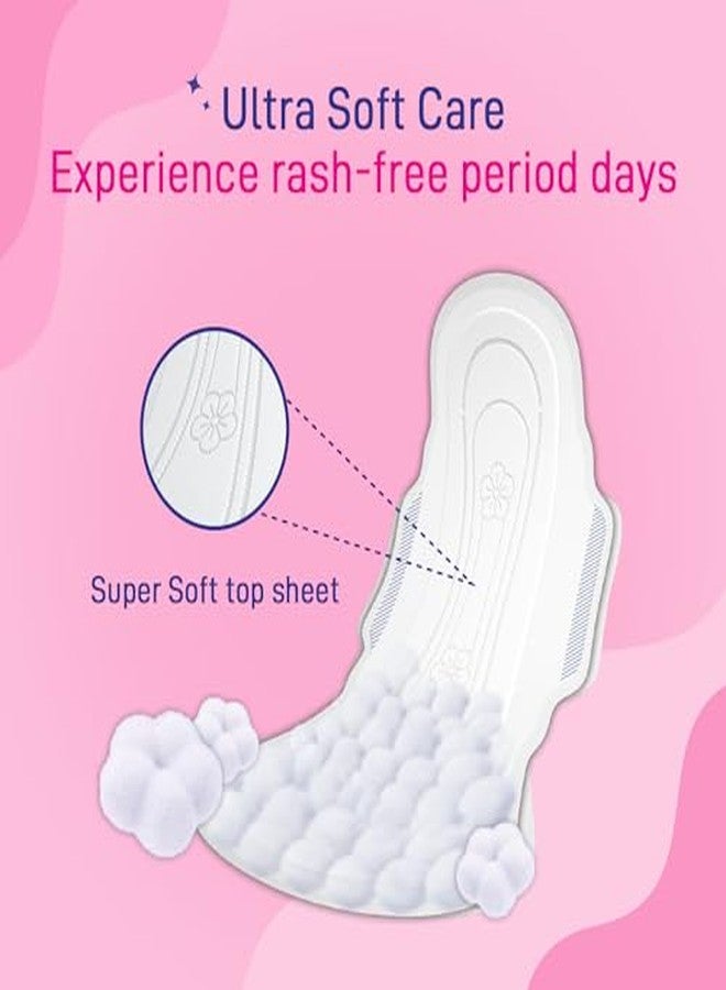 Paree Super Ultra Soft Sanitary Pads, XXL 60 Ultra Period Care Pads (Combo Pack), Super Soft & Rash Free with Quick Absorption Sanitary Pads for women - Image 4