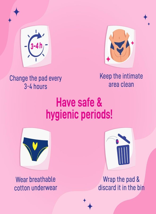 Paree Super Ultra Soft Sanitary Pads, XXL 60 Ultra Period Care Pads (Combo Pack), Super Soft & Rash Free with Quick Absorption Sanitary Pads for women - Image 2