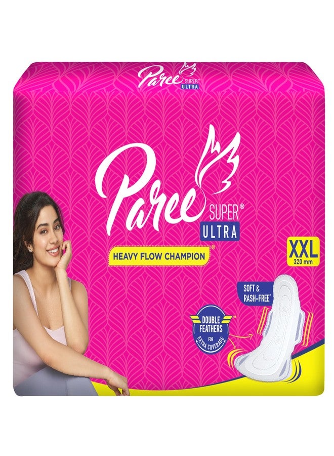 Paree Super Ultra Soft Sanitary Pads, XXL 60 Ultra Period Care Pads (Combo Pack), Super Soft & Rash Free with Quick Absorption Sanitary Pads for women - Image 1