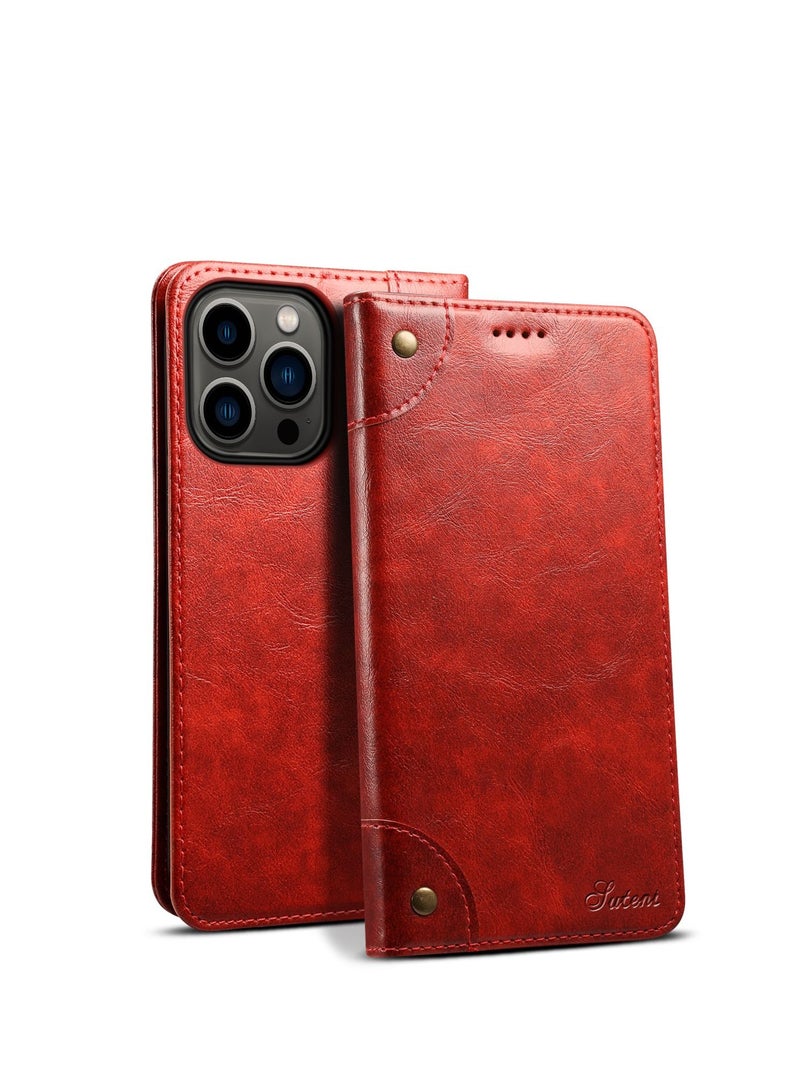 Suteni Flip Cover Protective Leather Case for iPhone - Image 1