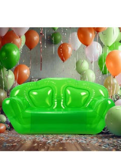 Transparent Clear Inflatable Sofa Seat Double Person Blow up Chair Portable Inflatable Couch Air Couch for Swimming Pool Camping Outdoor Beach Room 100% Waterproof and Holds 550lbs Green - pzsku/Z611016D391A5832ADF74Z/45/_/1706581144/92896cc2-4fbd-488f-805a-7608c0610e36