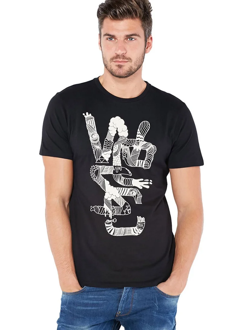 WESC Smoking Overlay T-Shirt
