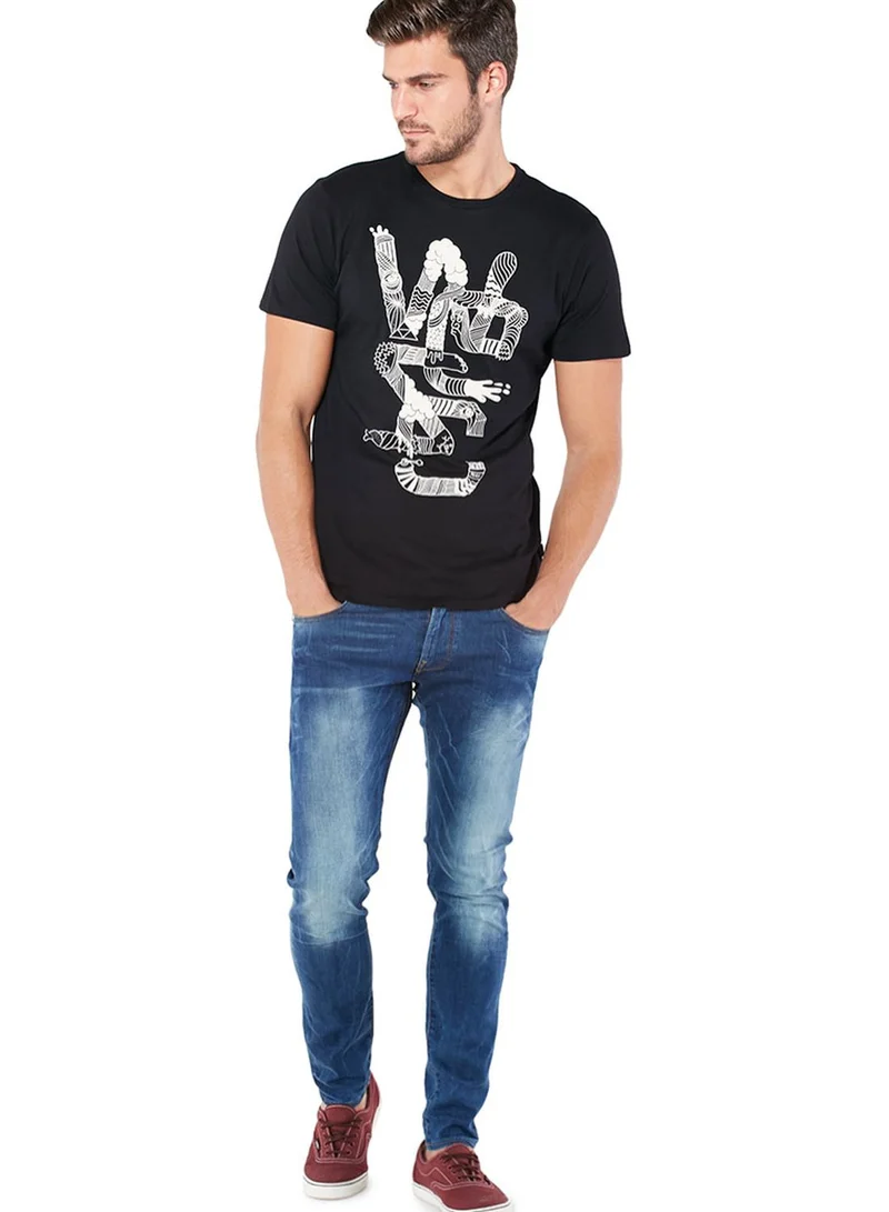 WESC Smoking Overlay T-Shirt
