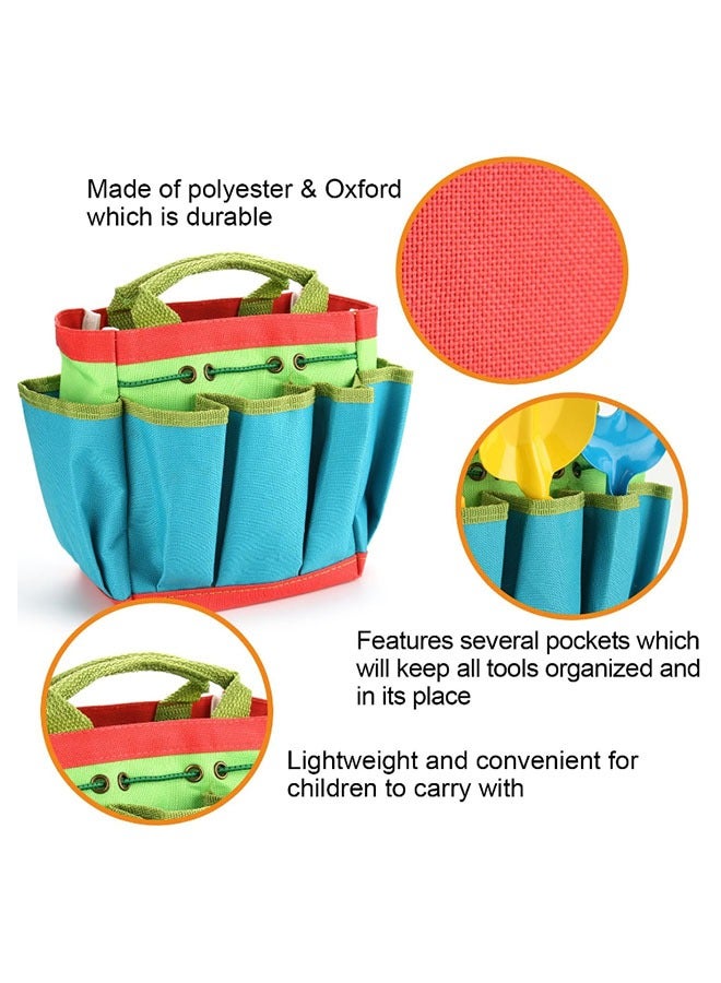 EHOME Little Gardener Tool Set with Garden Tools Bag for Kids Gardening - Kit includes Watering Can, Children Gardening Gloves, Shovel, Rake, Fork and Garden Tote Bag-Children Gardening All in One Kit - Image 3