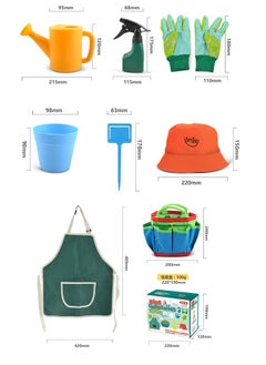 Little Gardener Tool Set with Garden Tools Bag for Kids Gardening - Kit includes Watering Can, Children Gardening Gloves, Shovel, Rake, Fork and Garden Tote Bag-Children Gardening All in One Kit - pzsku/Z61105AA33E4277FBD1CCZ/45/_/1734580066/9720bd33-c492-4016-9484-5bf6d18ad92d